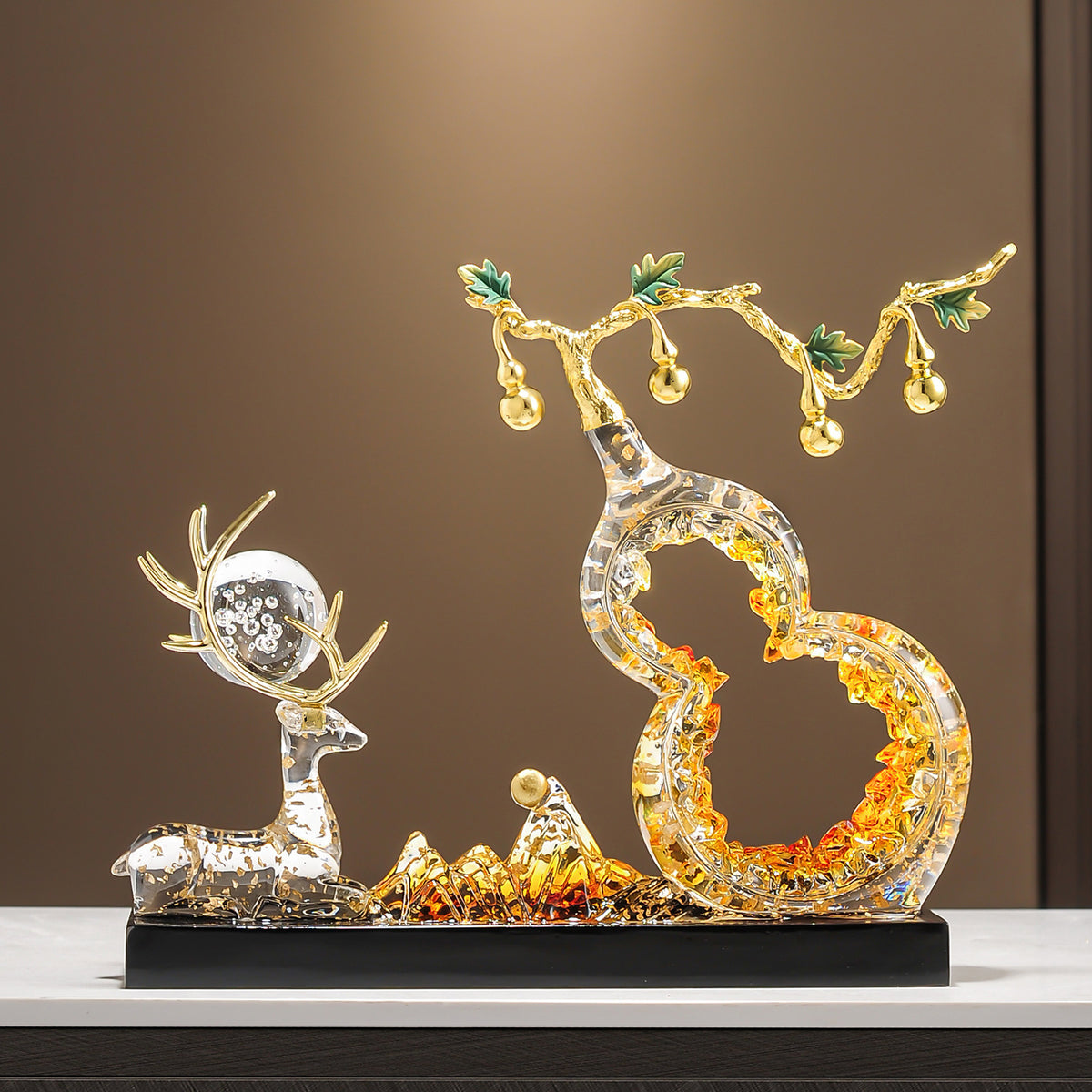 Fuluo Double Arrival Lucky Deer Huacu Set teemdrop