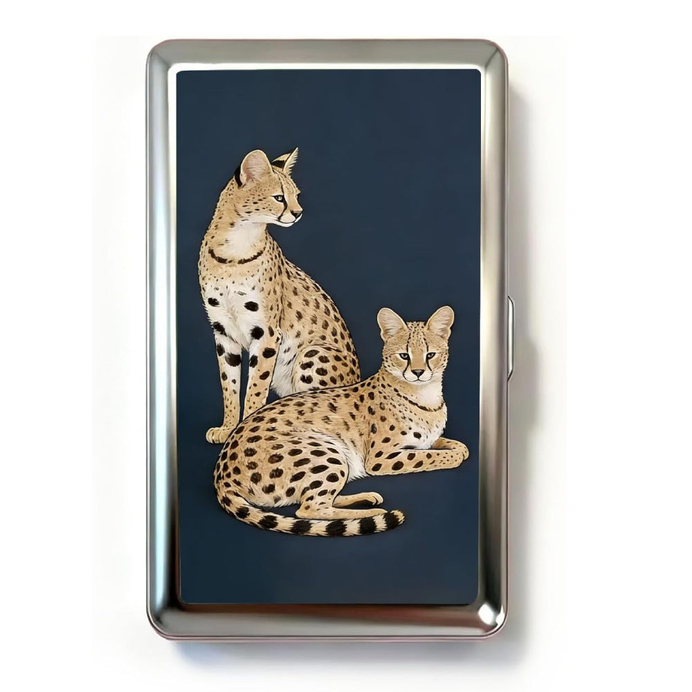 Vintage Style Zinc Alloy Multi-Functional Card and Cash Holder Box teemdrop