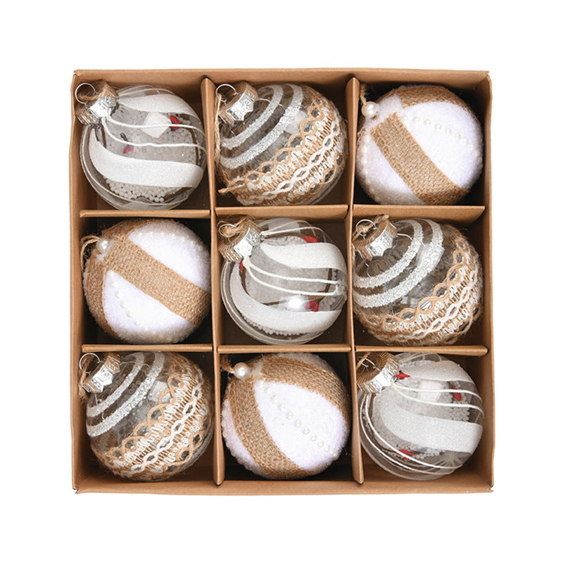 Champagne Gold Christmas Ball Ornaments