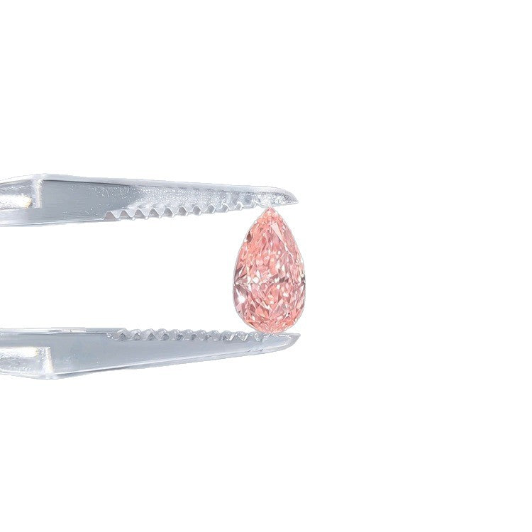 Pear-Shaped Pink Diamond with IGI Certification