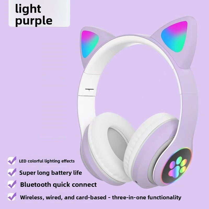 Glowing Cat Ear Headphones