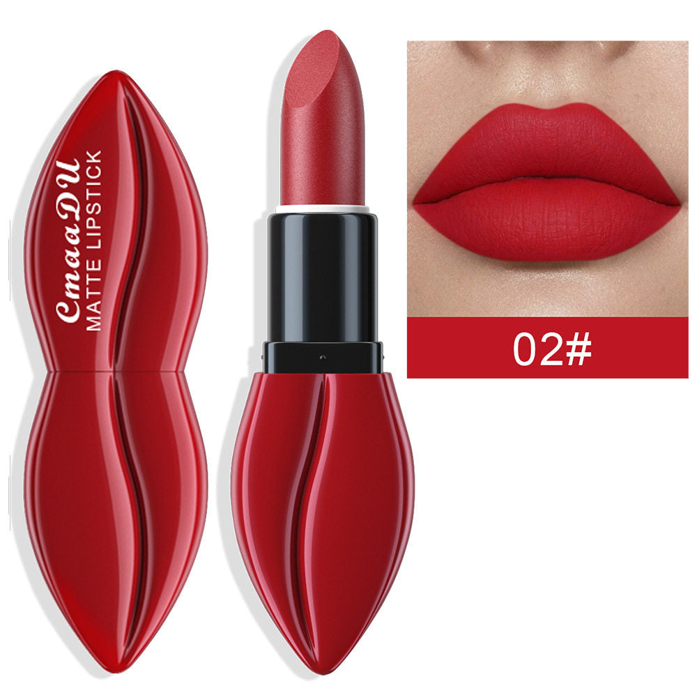 Matte Lipstick Matte Velvet is not easy to remove makeup