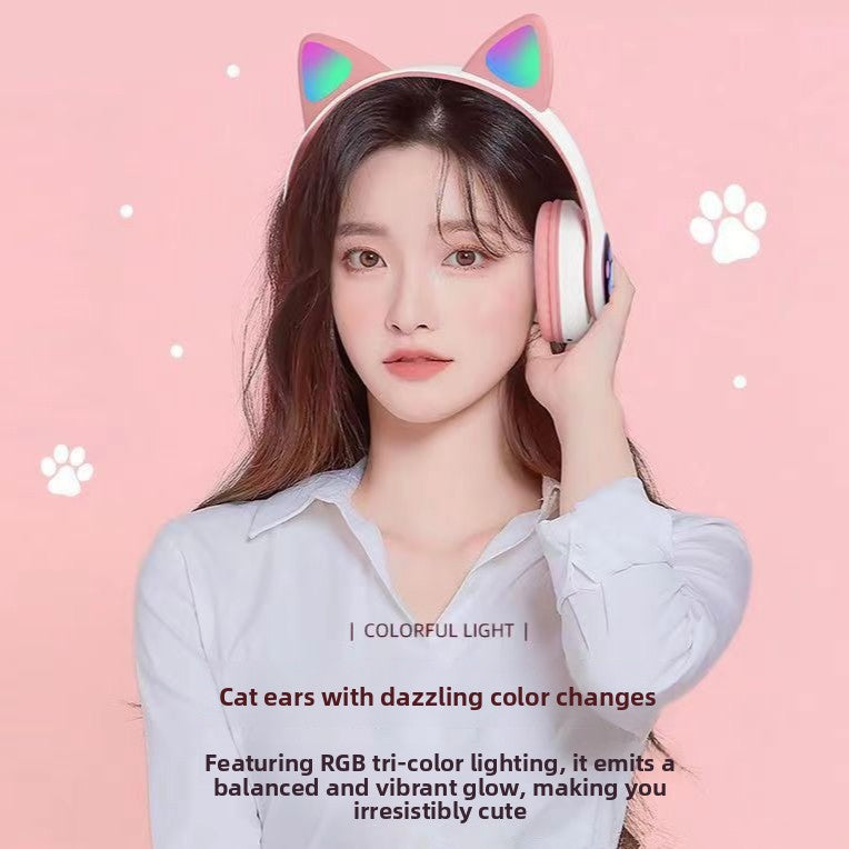 Glowing Cat Ear Headphones