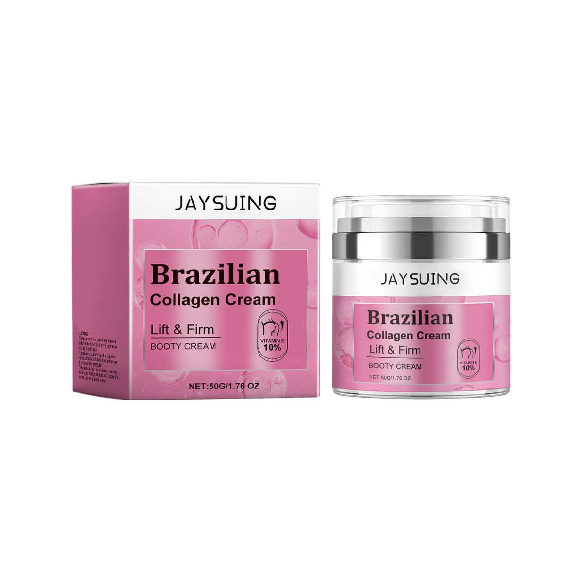 JAYSUING Collagen Butt Enhancement Cream, Moisturizing Hip Cream for Smooth Skin, 50g teemdrop