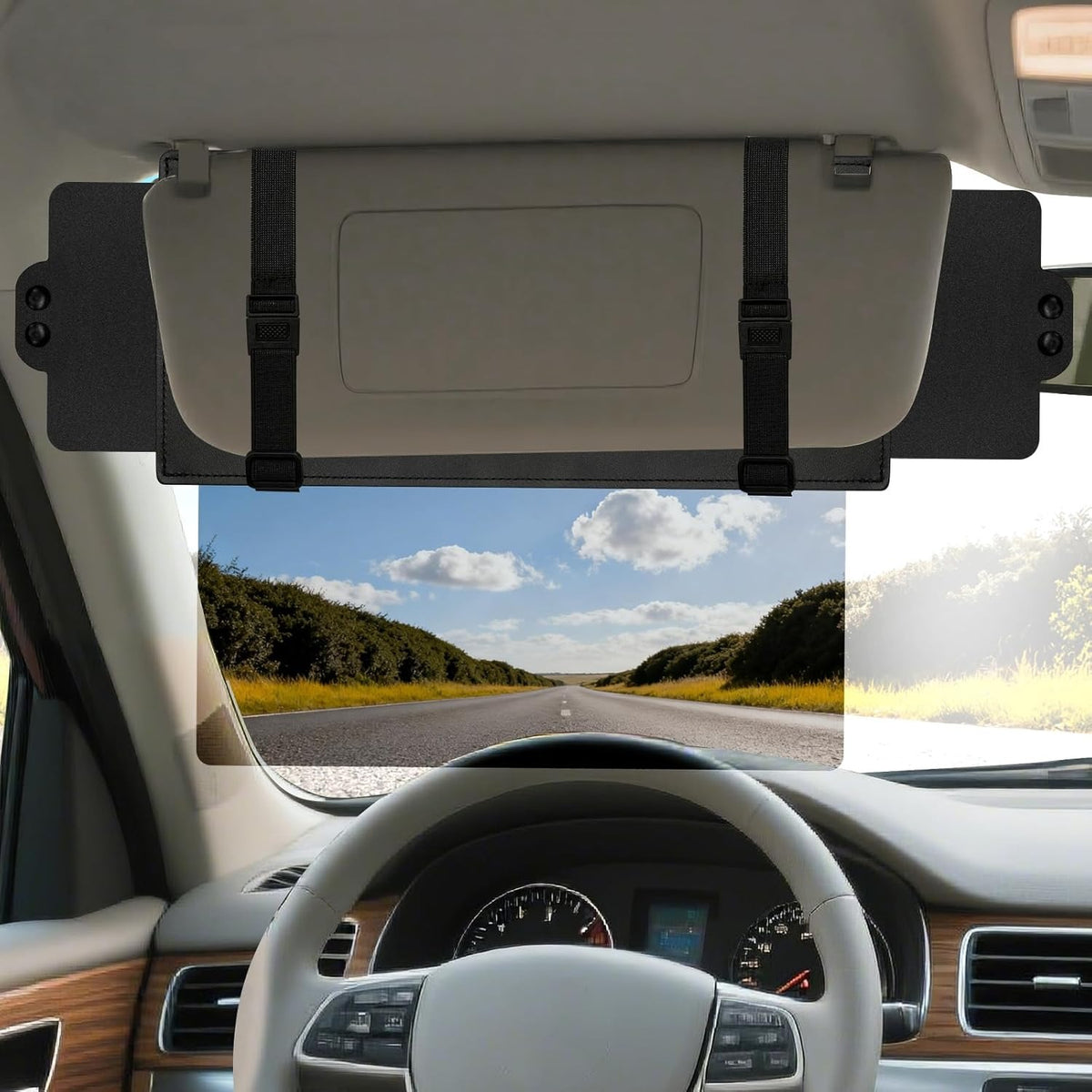 Extensible car sunshade