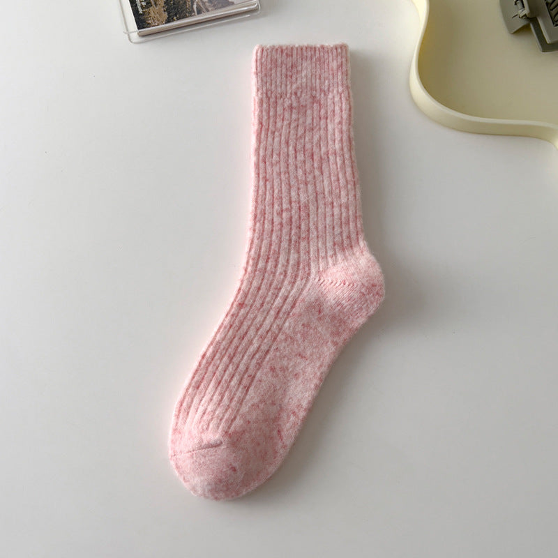 Vintage Wool Blend Mid Tube Socks