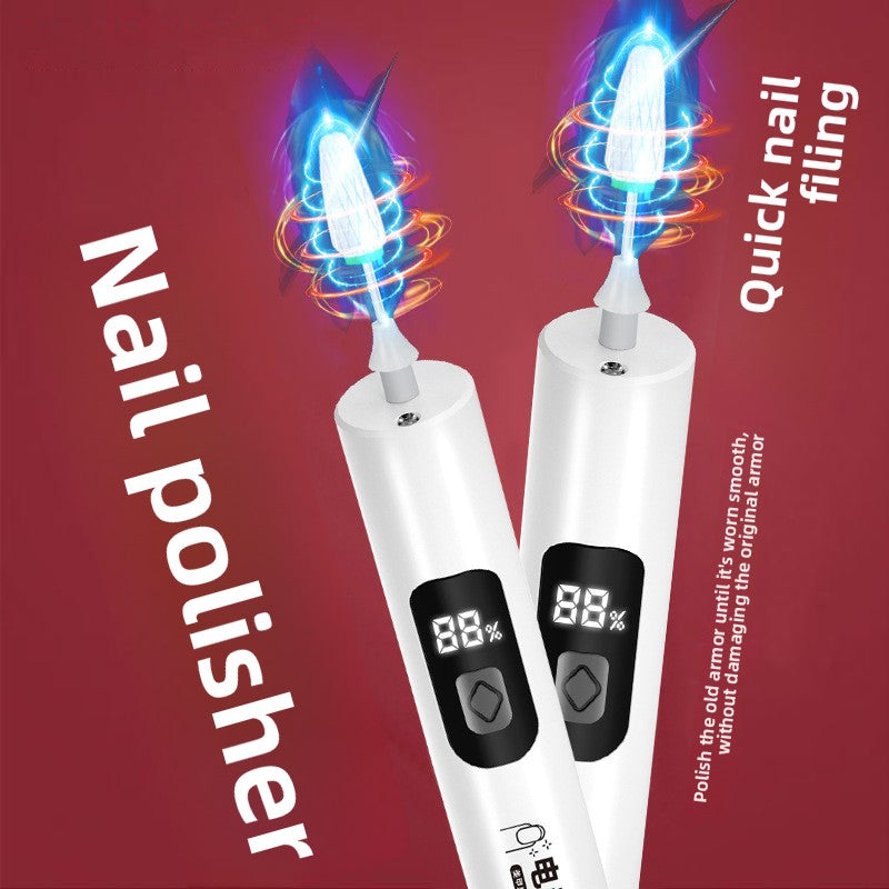 Electric Nail Grinder Polisher Trimmer Three-in-One