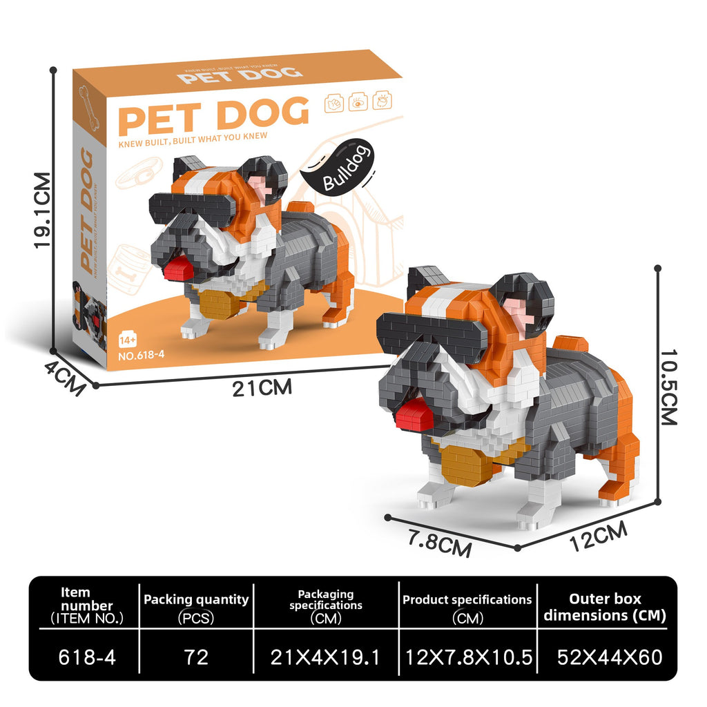 Dog Breed Building Block teemdrop
