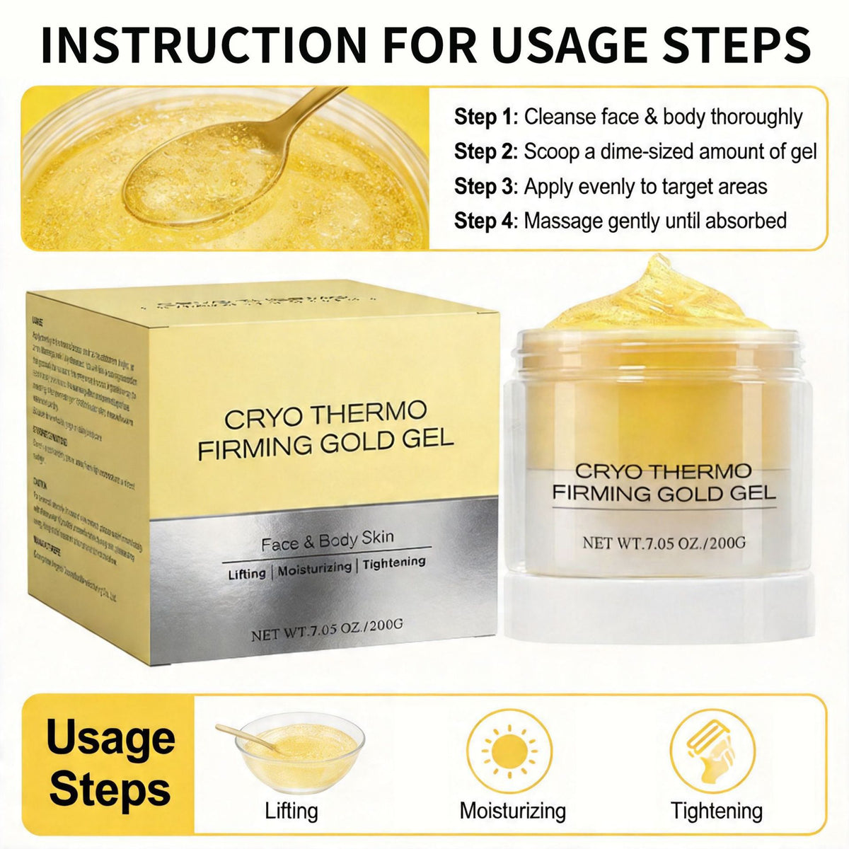 Tightening and Firming Anti-Wrinkle Moisturizing Cream