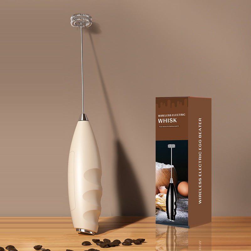 Handheld Electric Milk Frother Rechargeable Foam Maker teemdrop