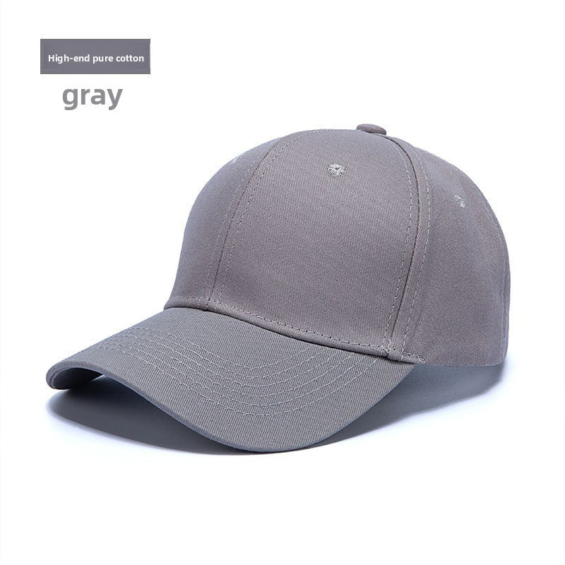 Pure Cotton Baseball Cap with Custom Logo