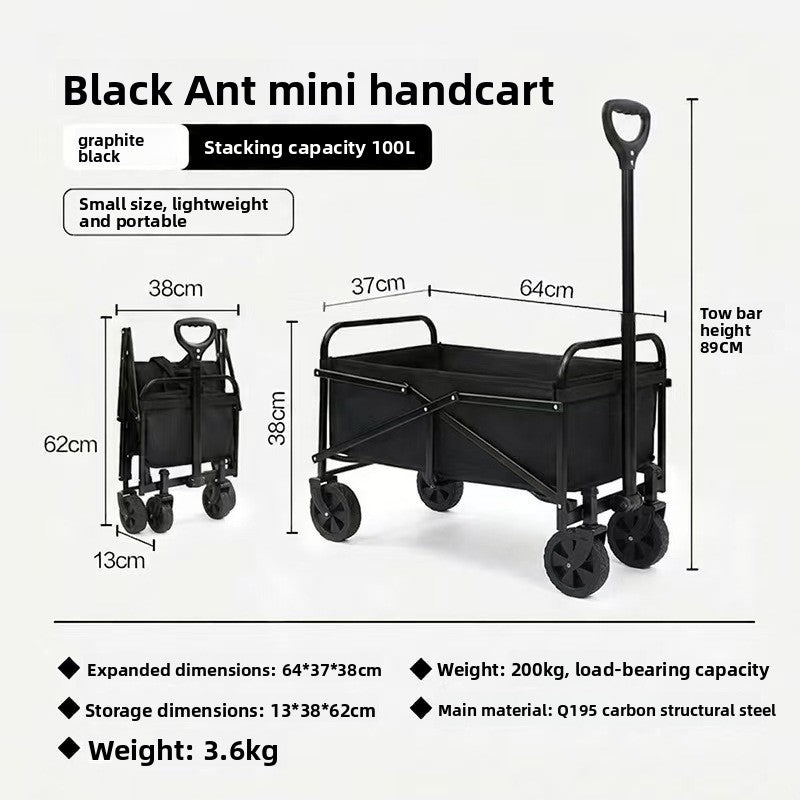 Outdoor folding trolley teemdrop