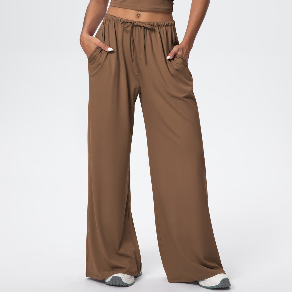Ladies' stretchable breathable three-piece yoga set teemdrop
