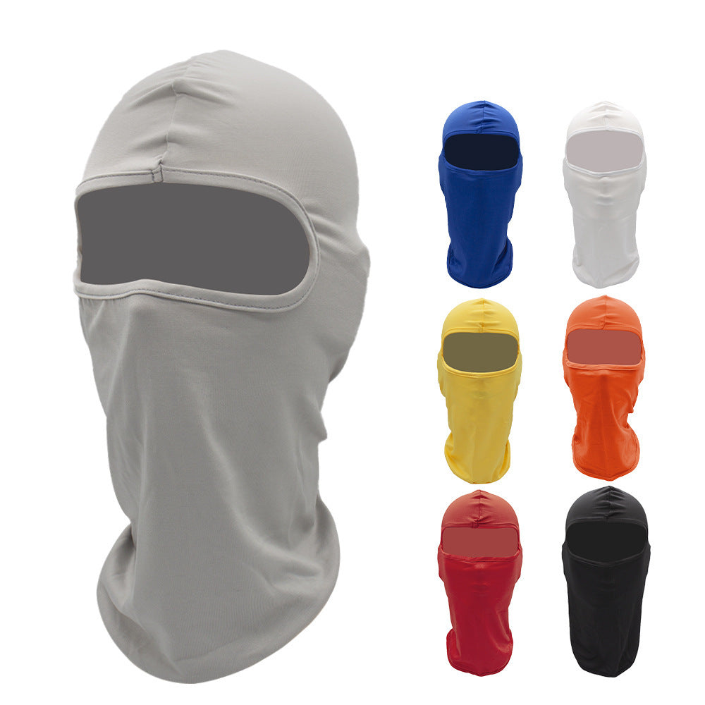 Riding helmet for sun protection