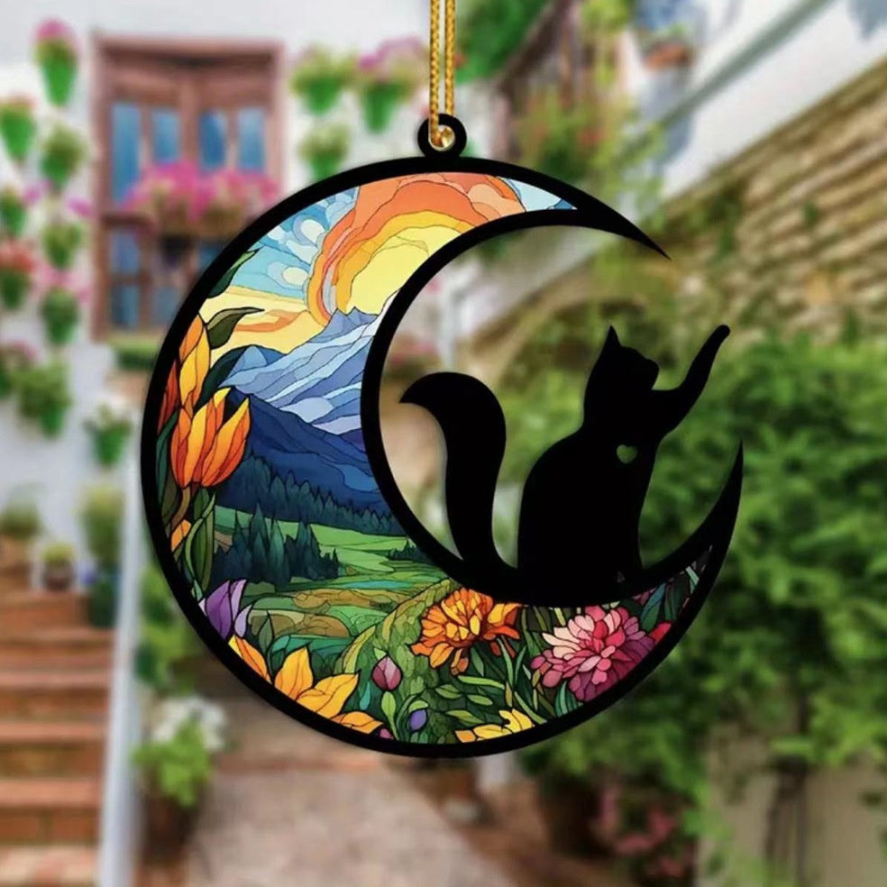 Dog Cat Window Hanging Ornament Personalized Gift