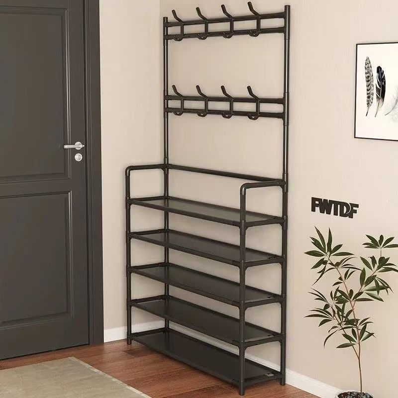 Multi-Layer Space-Saving Metal Shoe Rack Storage Organizer Shelf