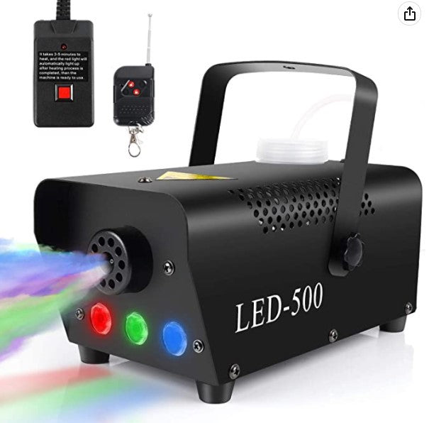Remote control stage fog machine