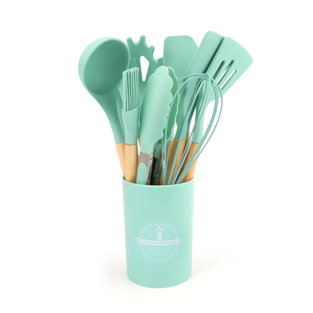 Wooden Handle Silicone Kitchenware