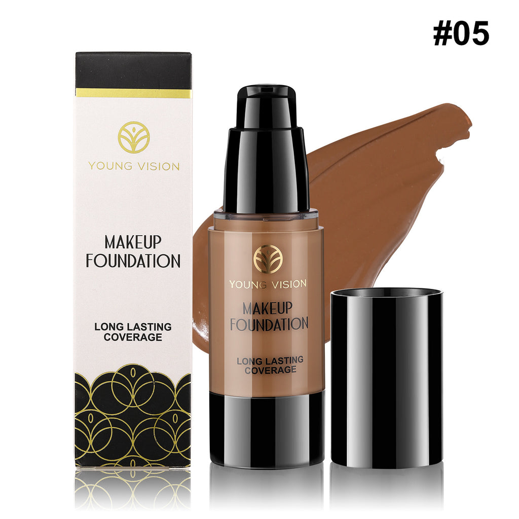 Press-on matte oil-control waterproof concealer foundation liquid teemdrop
