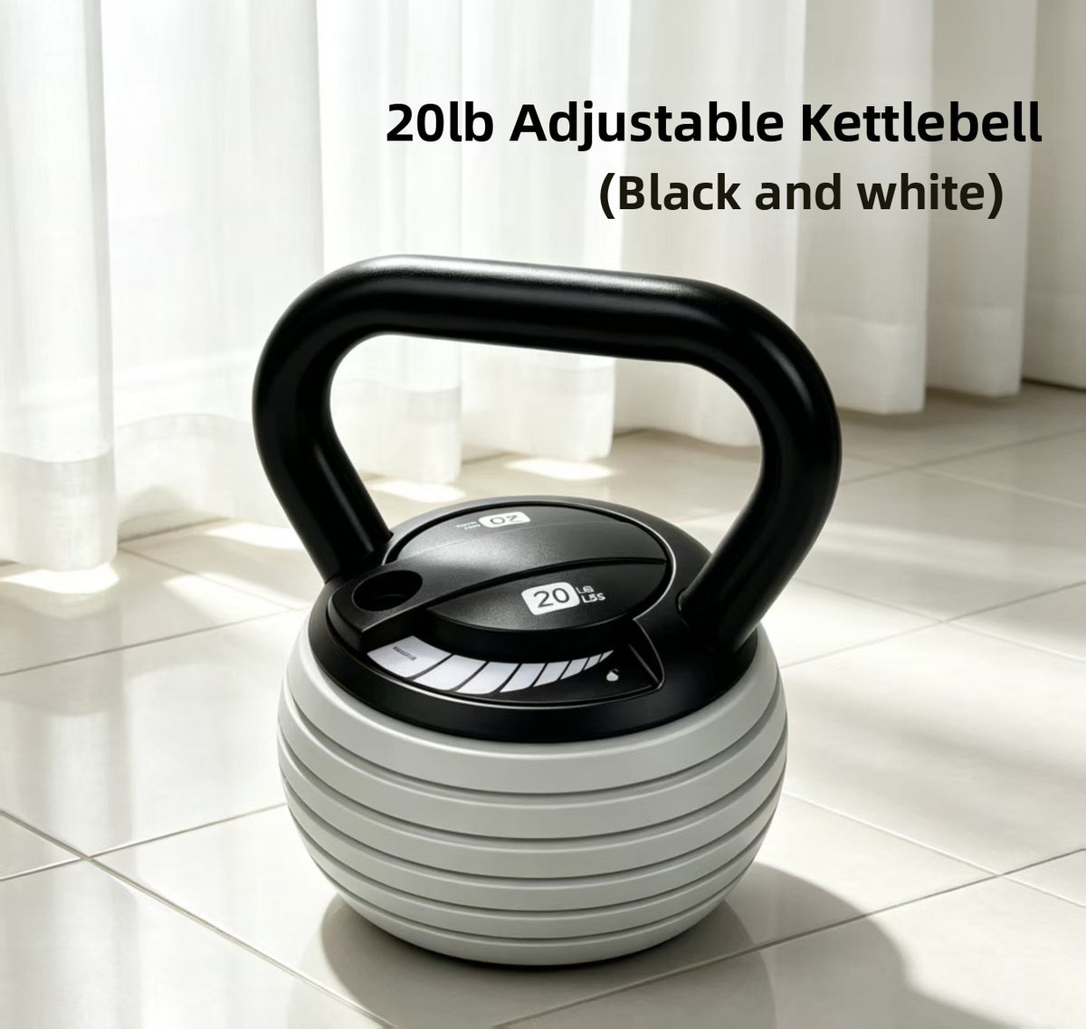 Solid hand-held kettlebell