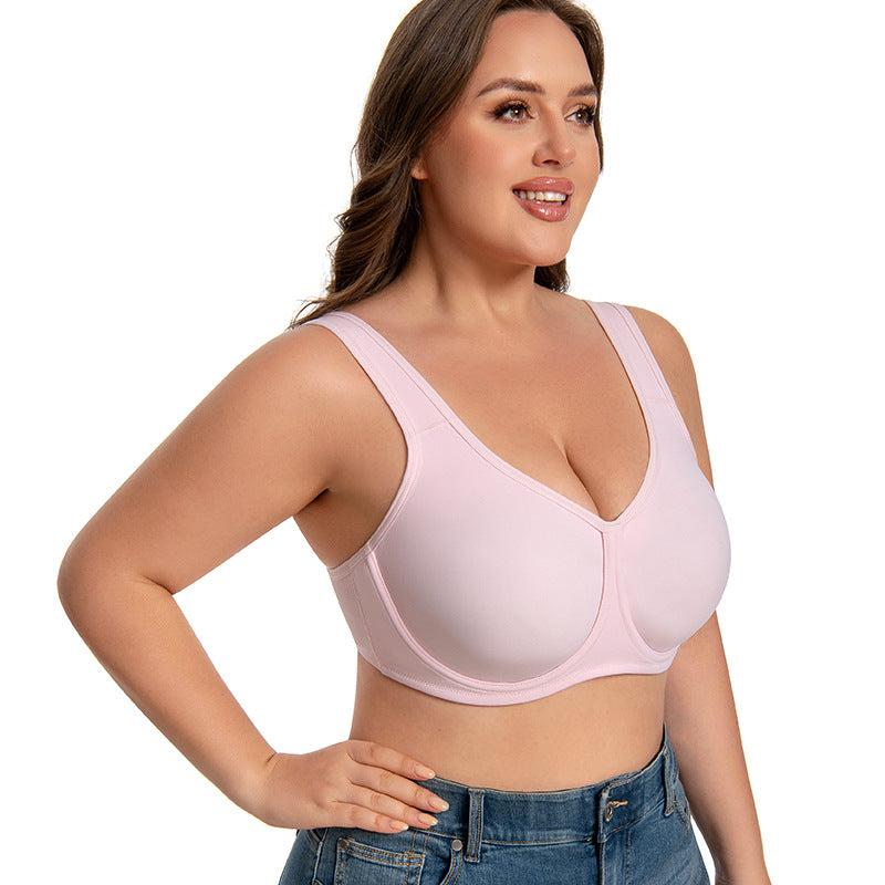 Women's High-Intensity Full-Cup Underwire Sports Bra for Running Fitness and Yoga