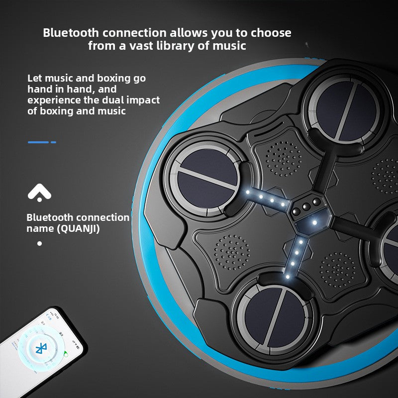 Bluetooth Smart Music Boxing Target Wall Mounted Punching Machine teemdrop