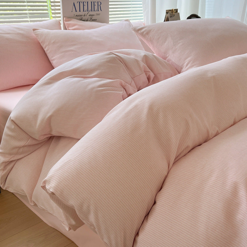 Simple Stripes Washed Cotton Bed Set