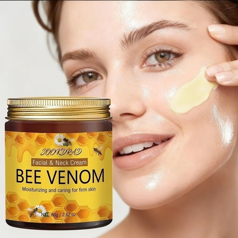 Bee Venom Face and Neck Cream Moisturizing Skin-Tightening 80g teemdrop