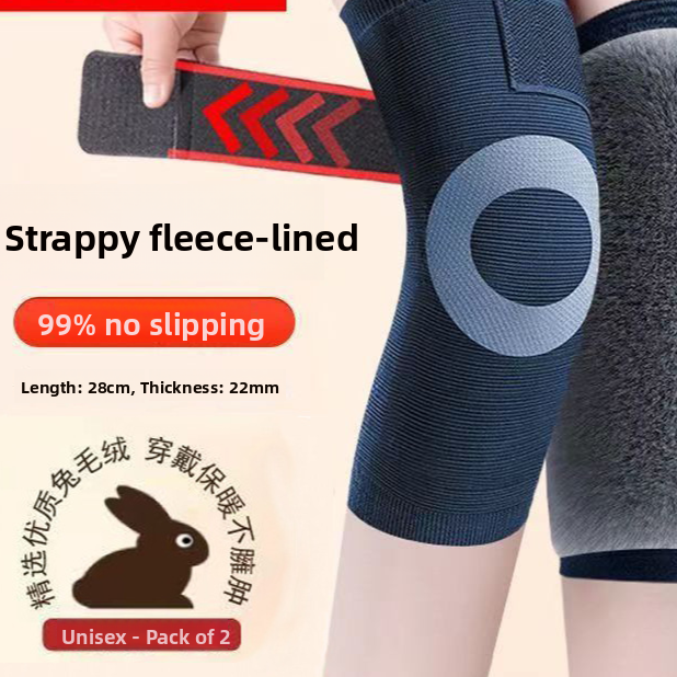 Winter warm rabbit fur knee cap? teemdrop
