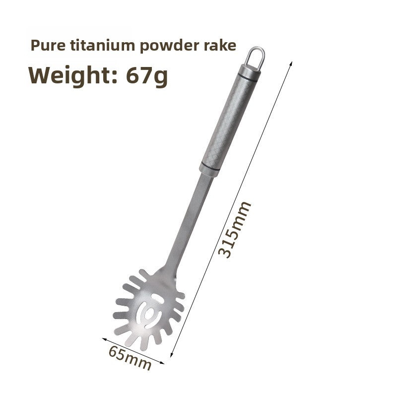 Pure Titanium Kitchen Utensil Set