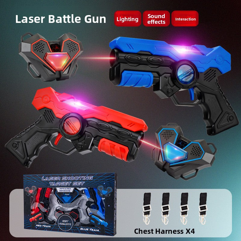 Children's toy gun electric induction laser laser battle