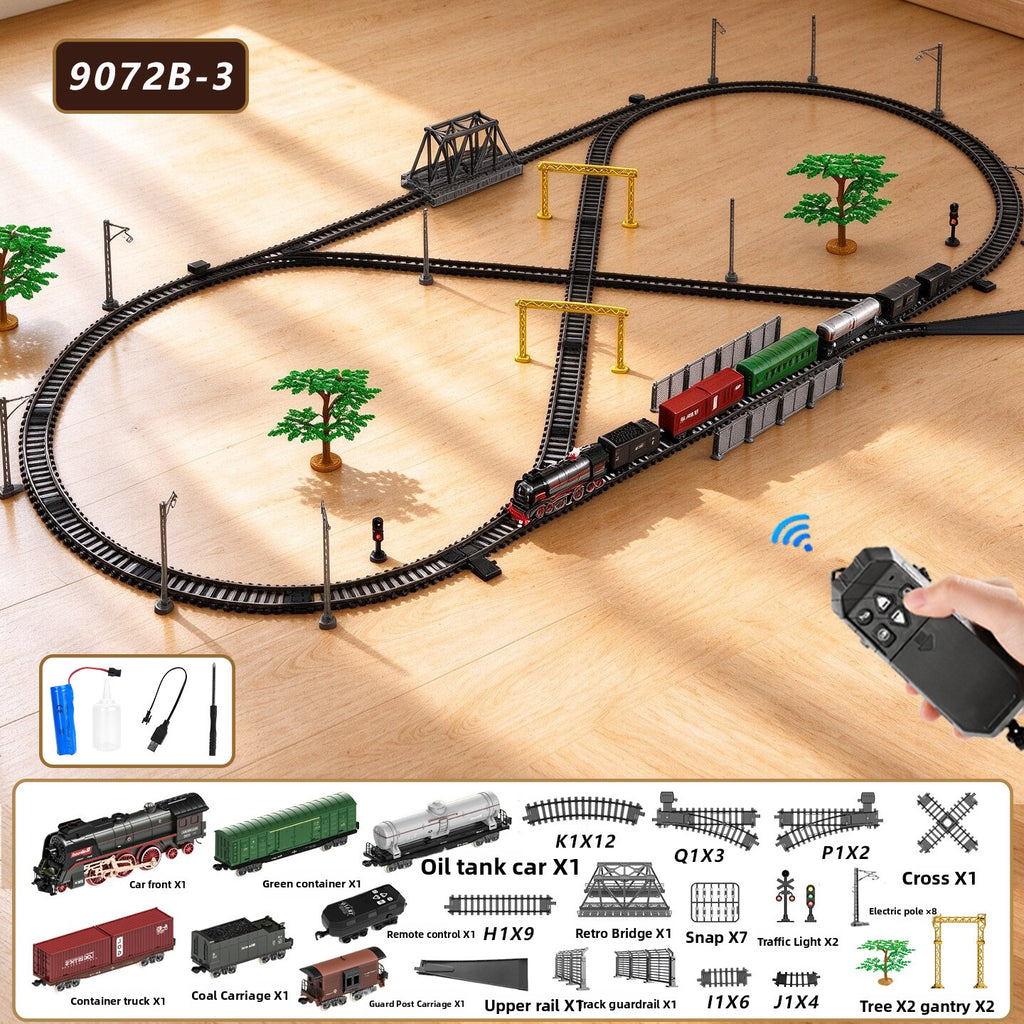Electric Steam Train Locomotive Model Toy