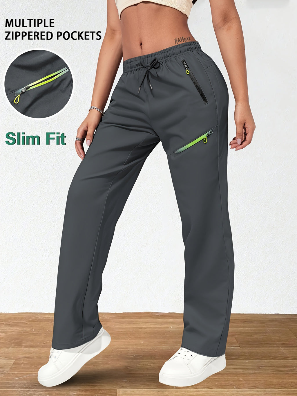 Womens Casual Straight Leg Pants