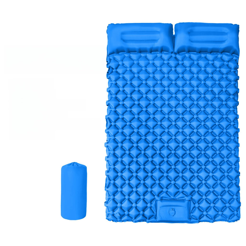 Ultra-Light Foot-Operated Automatic Inflatable Camping Mattress with Pillow teemdrop