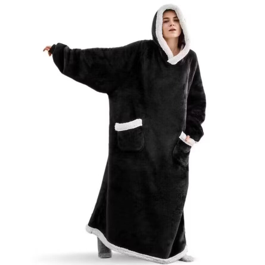Women's Warmer Lambskin Hoodie