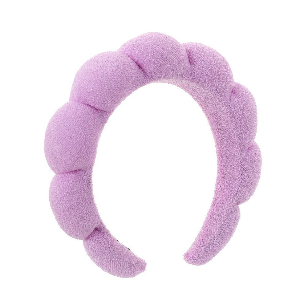 Lady's velvet sponge hairband teemdrop