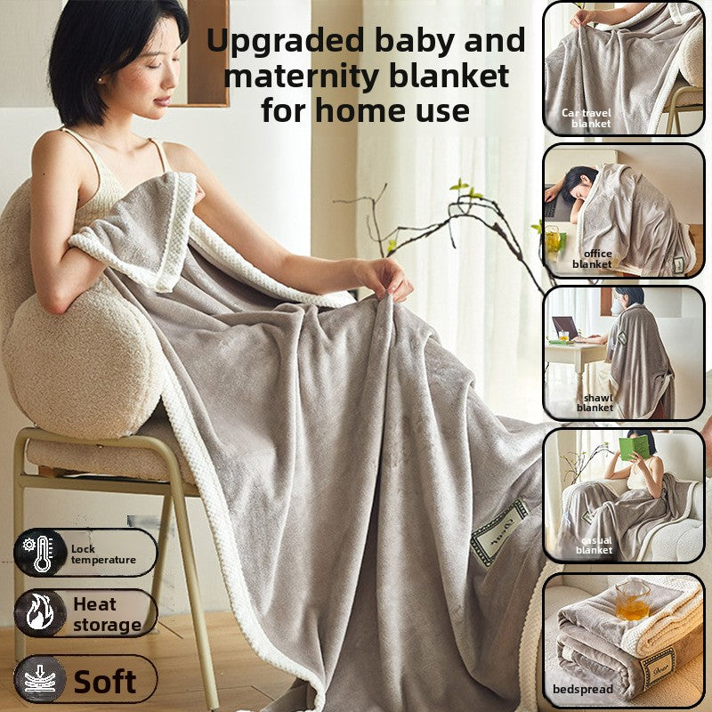 Coral Fleece Blanket Soft Anti-Static All Season Use