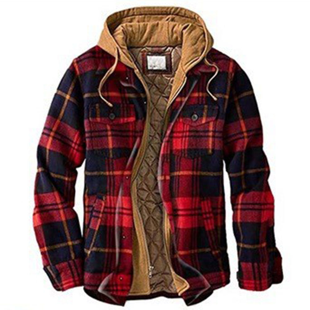 Men's Thickened Hooded Jacket teemdrop