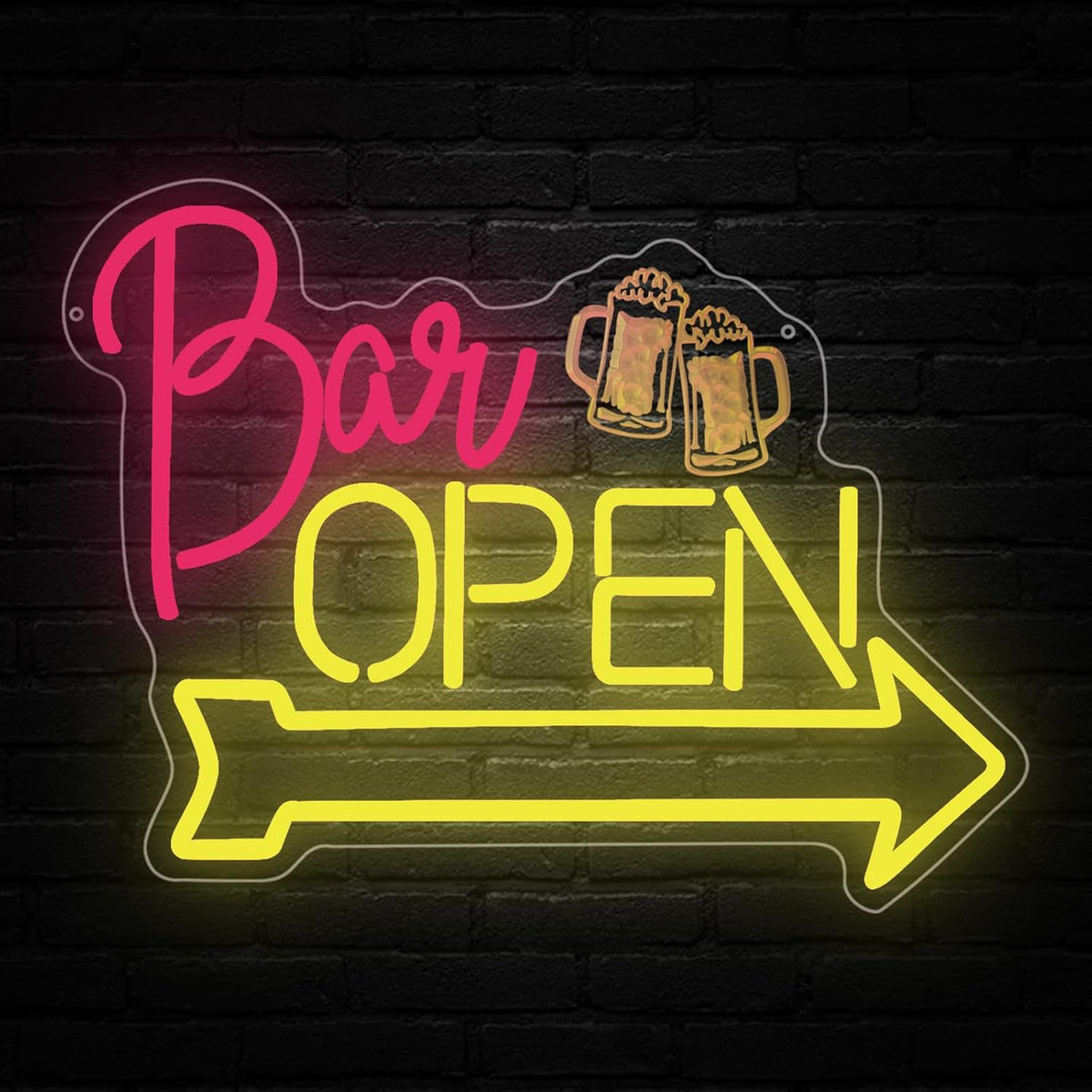 Dimmable LED Neon Sign Light teemdrop
