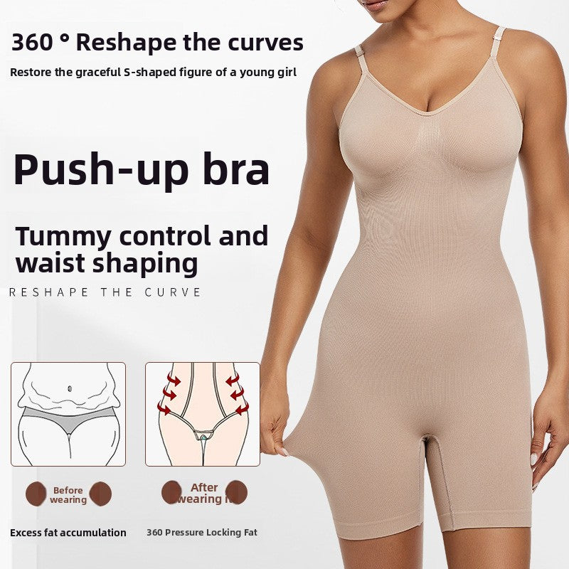 Women's Backless Seamless One-Piece Shapewear Tummy Control Body Shaper teemdrop