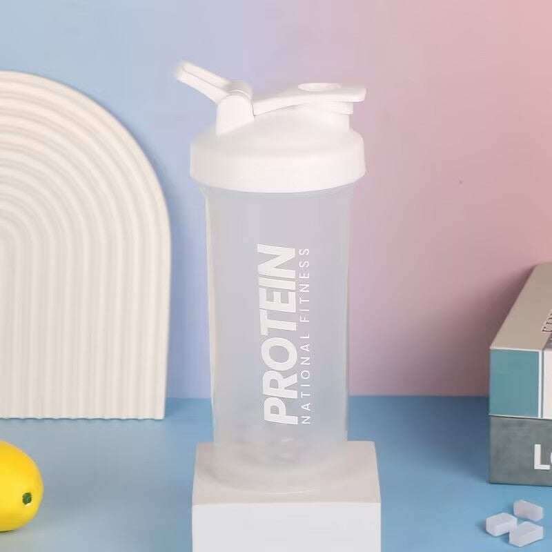 Portable 700ml Protein Shaker Cup Leak-Proof Mixing Water Bottle teemdrop
