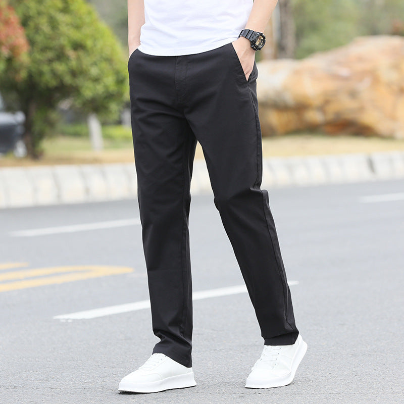 Men's Straight-Leg Stretch Casual Business Pants teemdrop