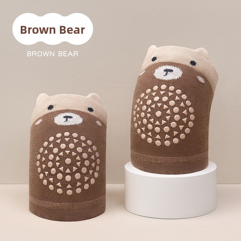 Infant Anti-Slip Knitted Socks with Knee Pads