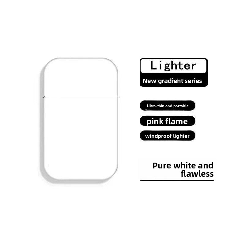 Gradient Metal Windproof Butane Lighter
