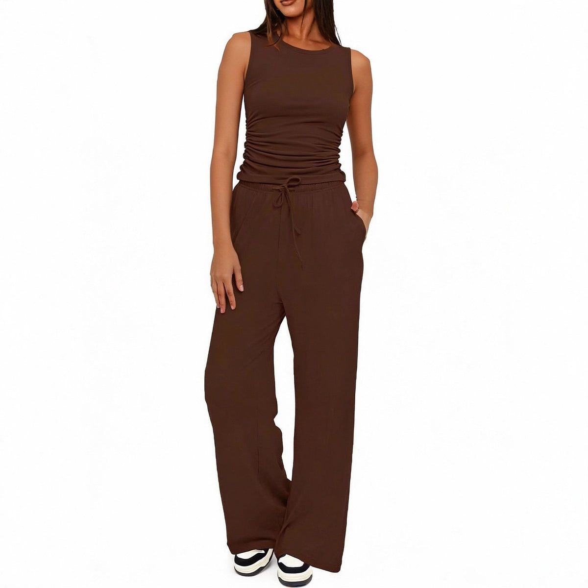 casual wide-leg pants teemdrop
