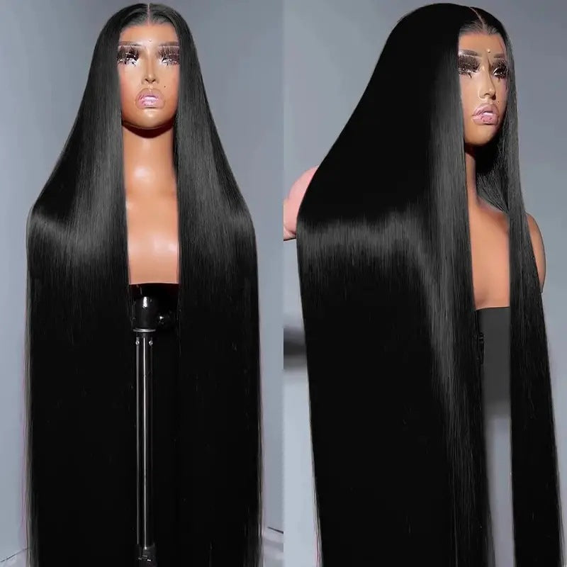 Middle Parted Long Straight Lace Front Wig teemdrop