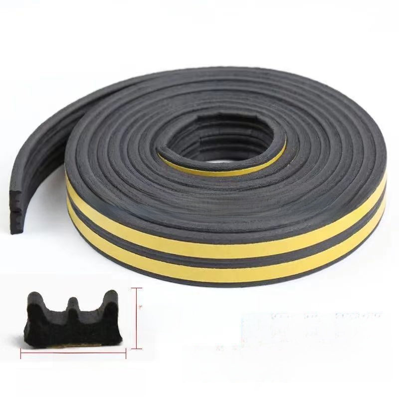 EPDM Foam Rubber Self-Adhesive Sealing Strip for Doors and Windows 6m Roll teemdrop