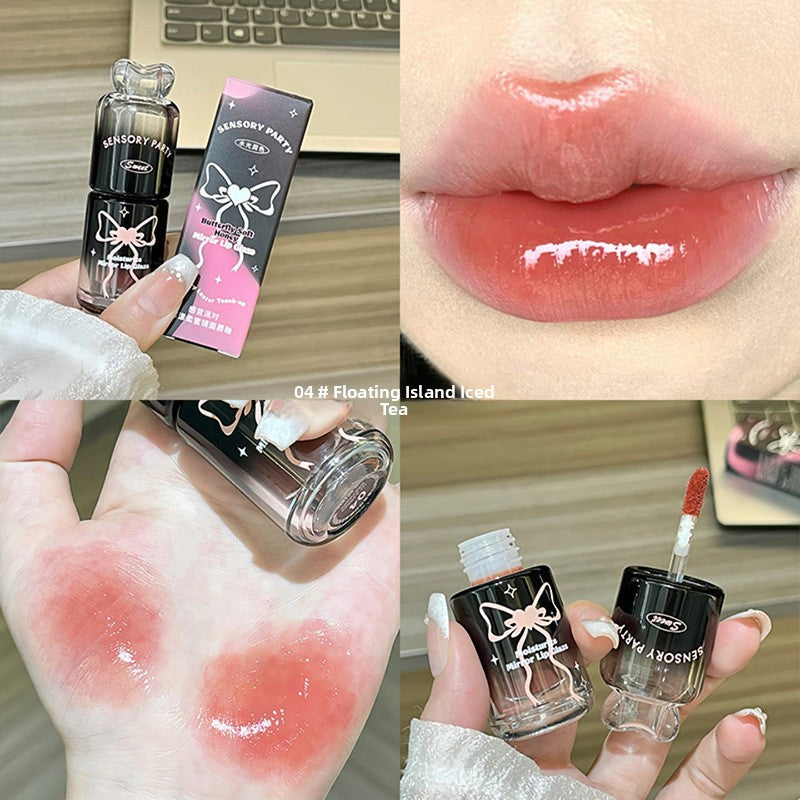 Mirror Lip Glaze Moisturizing Easy-to-Color Lip Gloss teemdrop