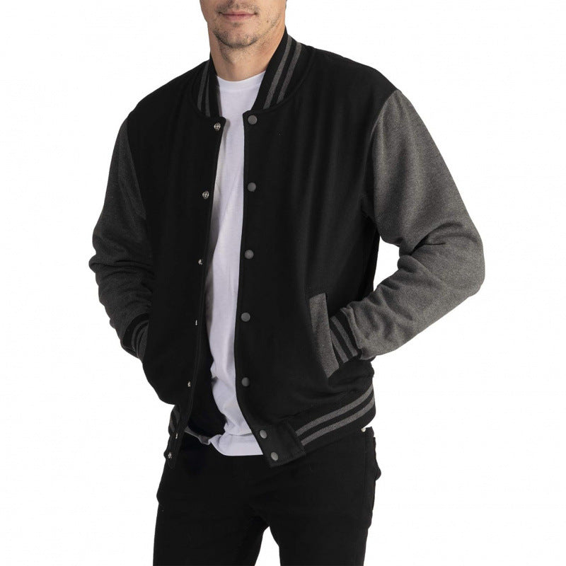 Men Button Up Cardigan Jacket