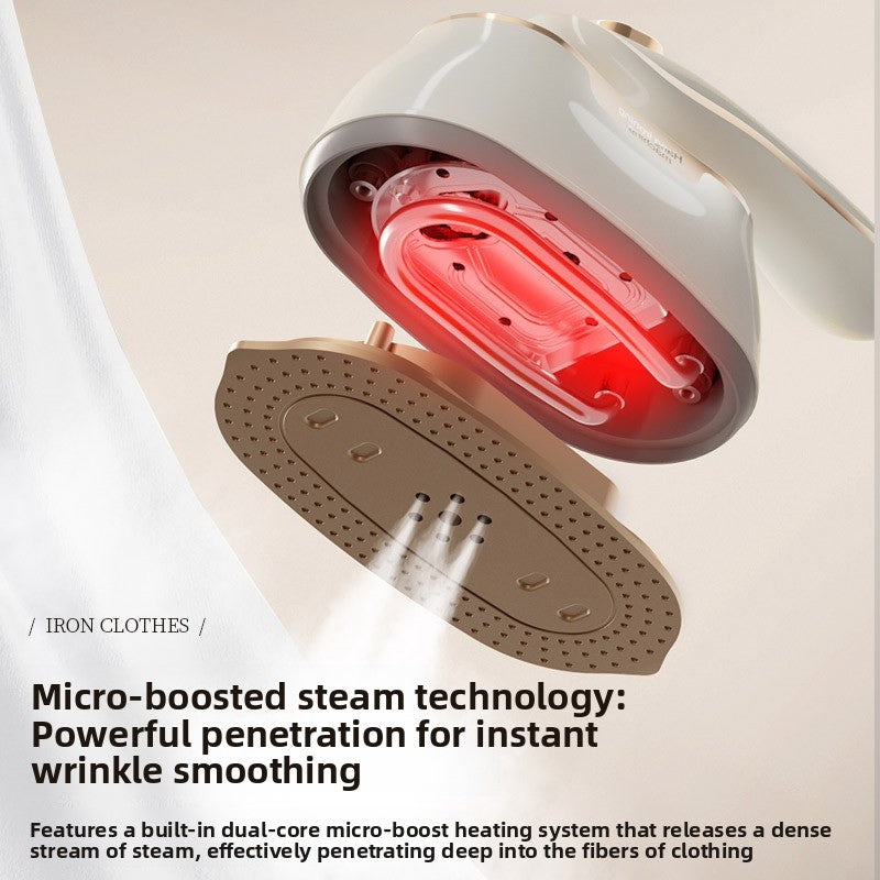Portable handheld clothing ironing machine teemdrop